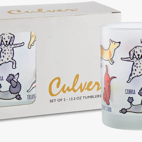 Frosted Old Fashion Glasses