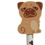 Dogs Pencil with Dog Eraser Topper