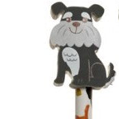Dogs Pencil with Dog Eraser Topper