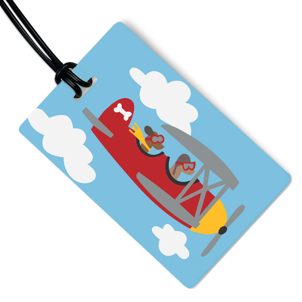 Dog Themed Luggage Tags from R. Nichols