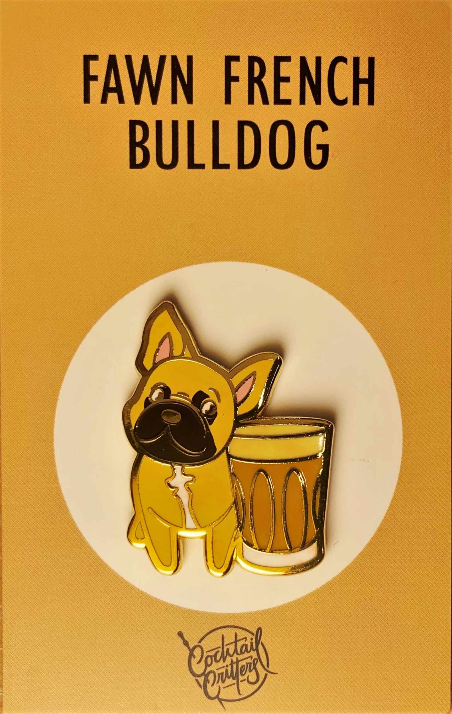 Dogs with Drinks Enamel Pins