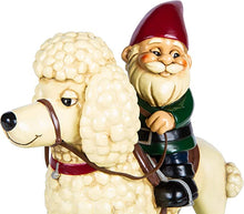 Load image into Gallery viewer, Garden Gnomes Riding Dogs by Kwirkworks
