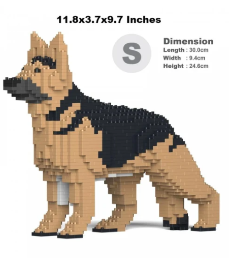 Dog Building Blocks by Jekca  - Multiple Breeds Available!