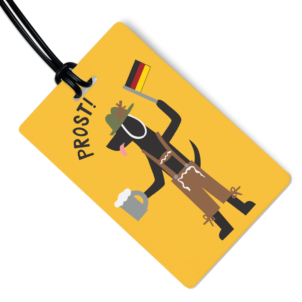 Dog Themed Luggage Tags from R. Nichols