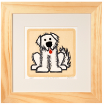 Load image into Gallery viewer, Dog Woodblock Print - Multiple Breeds Available

