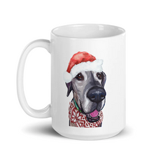 Load image into Gallery viewer, Christmas Mugs by Hippie Hound Studios (over 20 breeds offered!)
