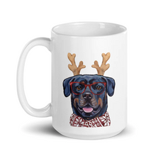 Load image into Gallery viewer, Christmas Mugs by Hippie Hound Studios (over 20 breeds offered!)
