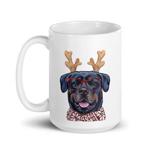 Christmas Mugs by Hippie Hound Studios (over 20 breeds offered!)