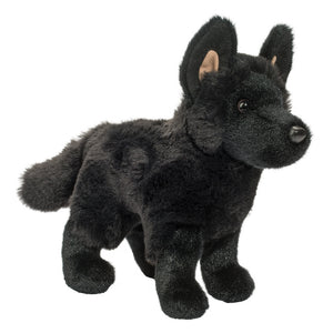 Black German Shepherd Stuffed Animal from Douglas Cuddle Toys