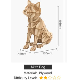 3D Wooden Dog Puzzles - Multiple Breeds!