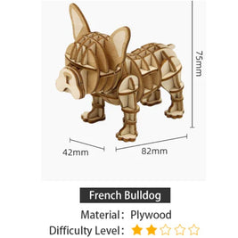 3D Wooden Dog Puzzles - Multiple Breeds!