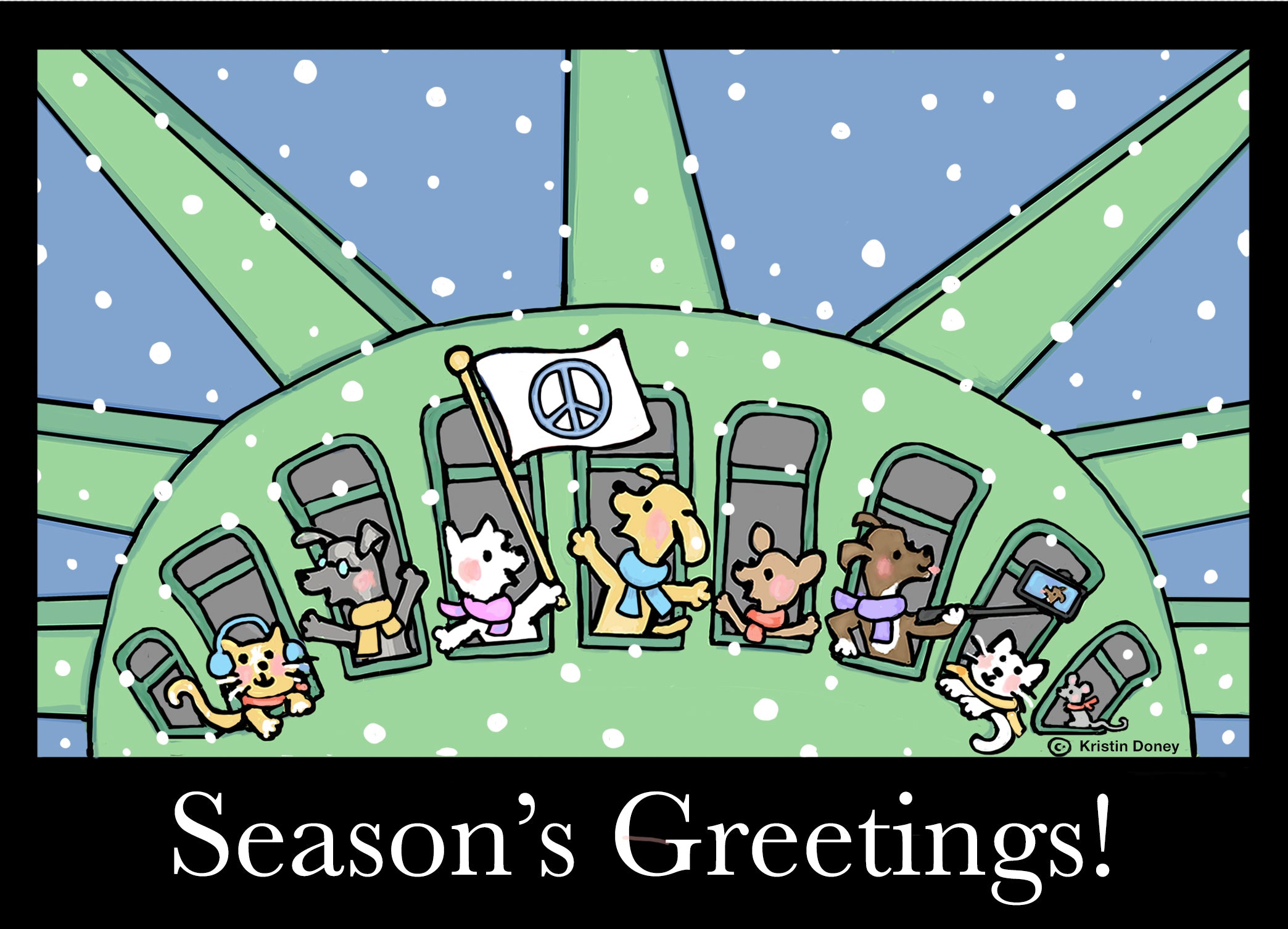 Kristin Doney Greeting Cards - Multiple Versions Available!