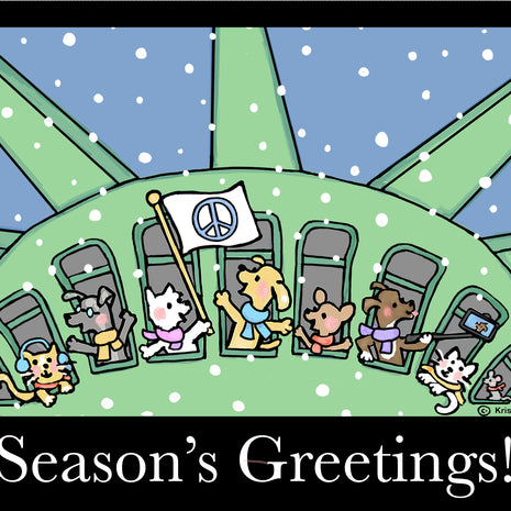 NYC Themed Greeting Cards - Multiple Seasons Available!