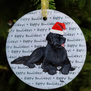 Labrador Retriever, Black Christmas Ornaments – Zeppa Studios