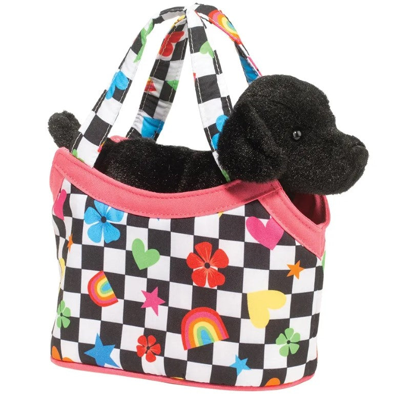 Purse Puppy Black Labrador Retriever by Douglas Cuddle Toys