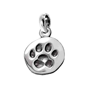 Paw Print Fine ARF Sterling Silver Large Charm
