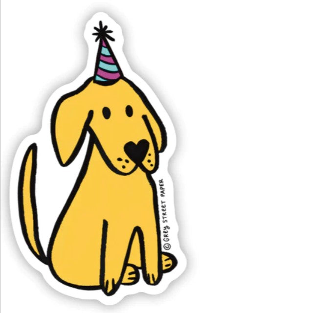 Durable Vinyl Dog Themed Stickers