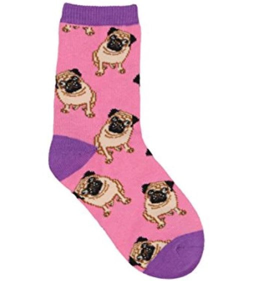 Kids Pug Socks for 6 Months - 7 Years Old!