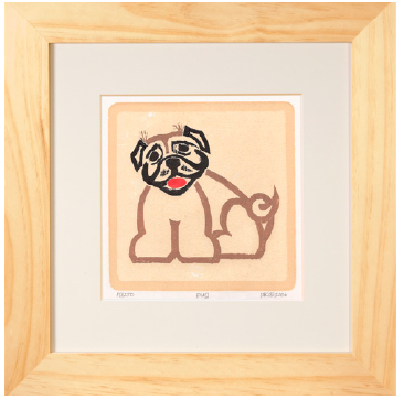 Limited Edition Framed Woodblock Original Prints - Multiple Breeds Available