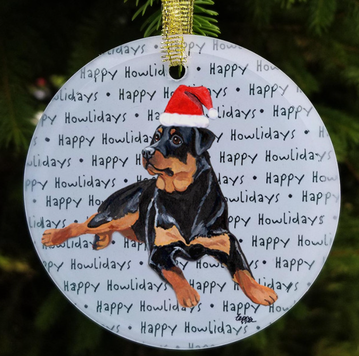 Crystal Disc Ornaments of over 45 Breeds!