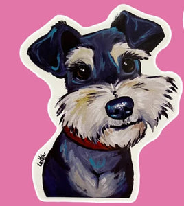Cute Dog Stickers by Hippie Hound Studios