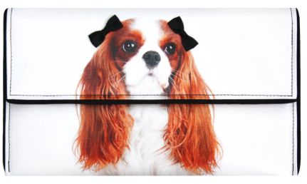 Dog Themed Crossbody Clutch