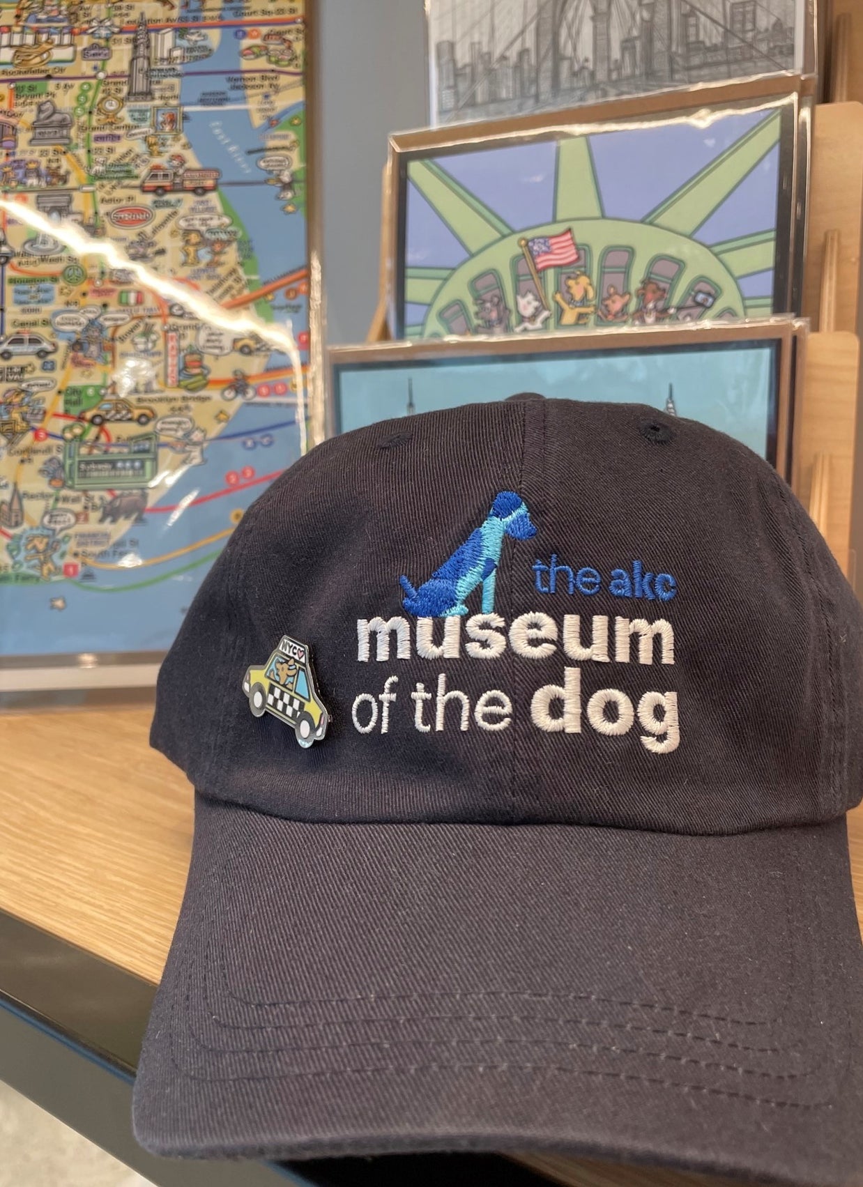 NYC Taxi Dog Enamel Pins