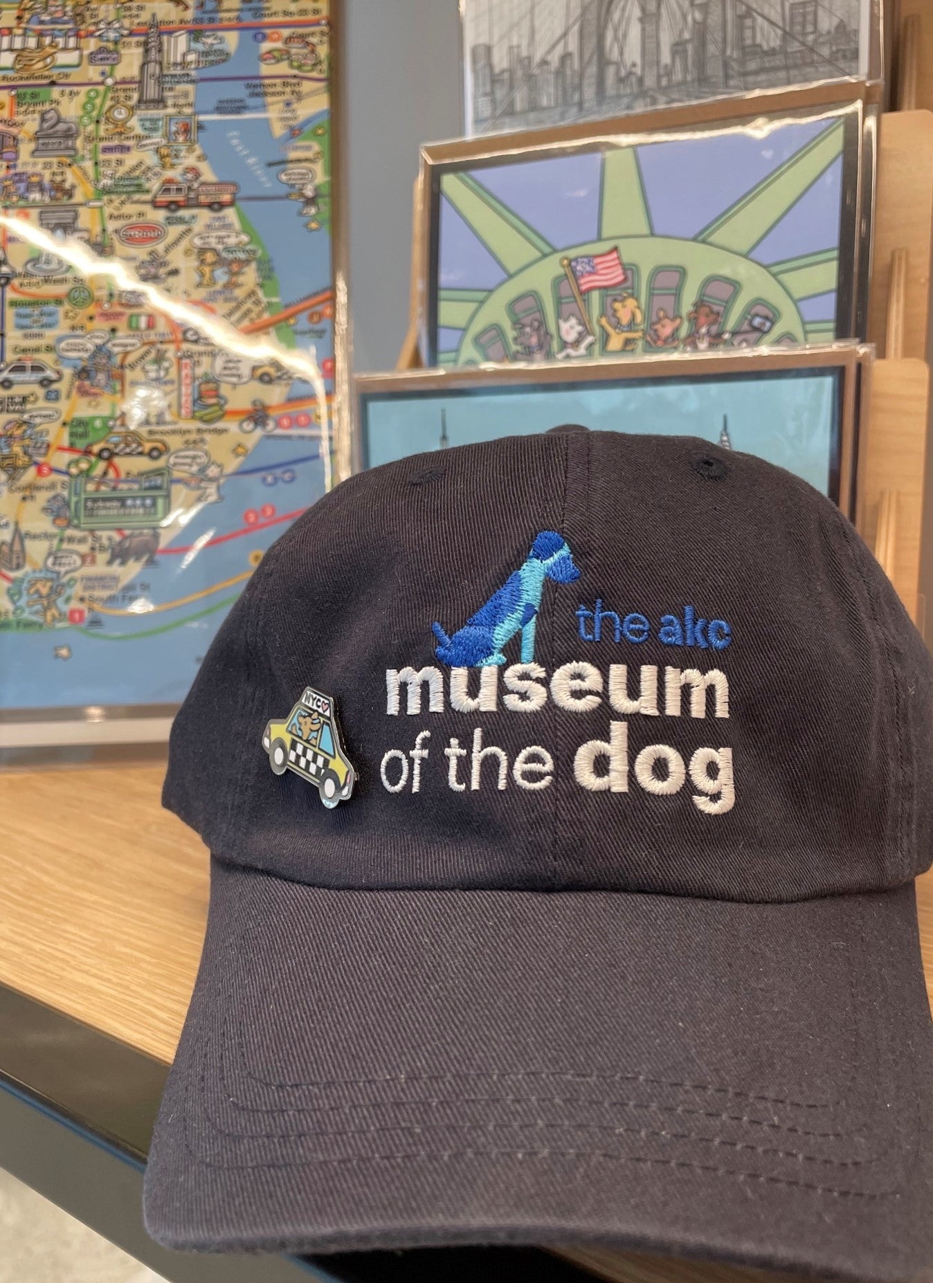 NYC Taxi Dog Enamel Pins
