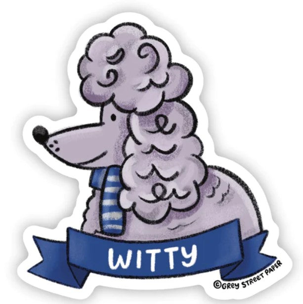 Durable Vinyl Dog Themed Stickers