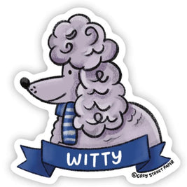 Durable Vinyl Dog Themed Stickers