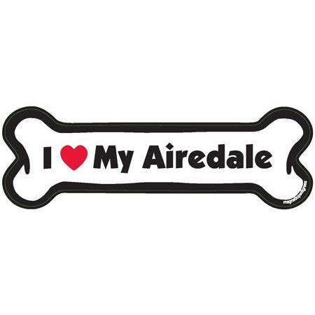 I <3 My Breed Dog Bone Magnet - Over 85 Breeds Available!
