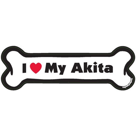I <3 My Breed Dog Bone Magnet - Over 85 Breeds Available!