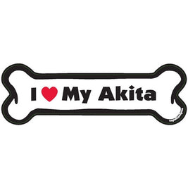 I <3 My Breed Dog Bone Magnet - Over 85 Breeds Available!