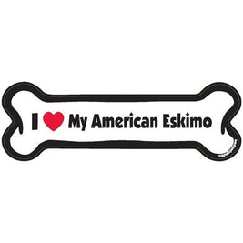 I <3 My Breed Dog Bone Magnet - Over 85 Breeds Available!