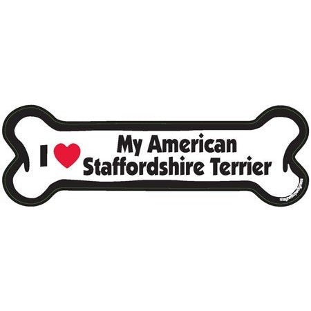 I <3 My Breed Dog Bone Magnet - Over 85 Breeds Available!