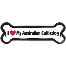 I <3 My Breed Dog Bone Magnet - Over 85 Breeds Available!