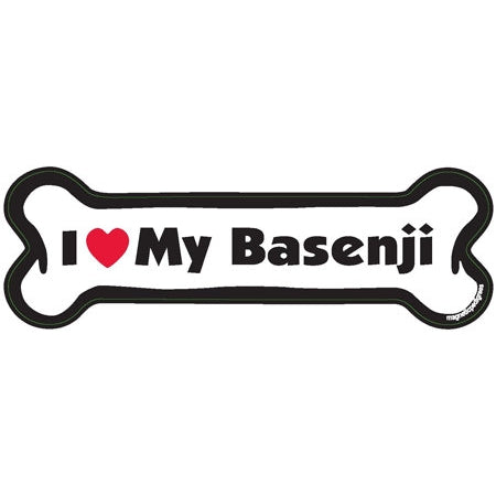I <3 My Breed Dog Bone Magnet - Over 85 Breeds Available!