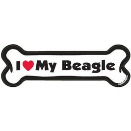 I <3 My Breed Dog Bone Magnet - Over 85 Breeds Available!