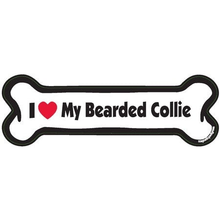I <3 My Breed Dog Bone Magnet - Over 85 Breeds Available!
