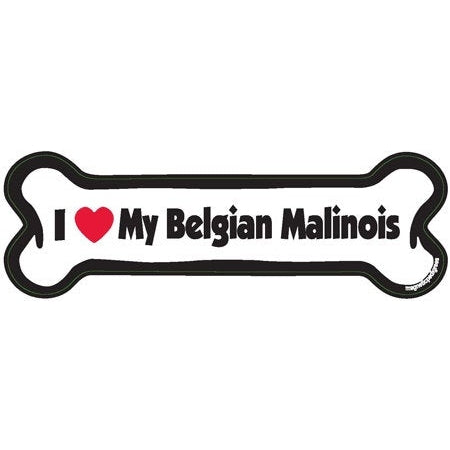 I <3 My Breed Dog Bone Magnet - Over 85 Breeds Available!