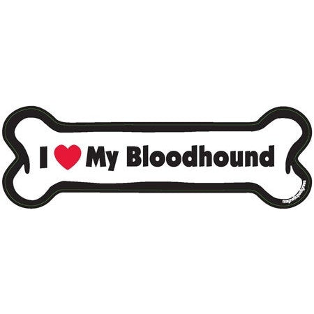 I <3 My Breed Dog Bone Magnet - Over 85 Breeds Available!