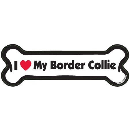 I <3 My Breed Dog Bone Magnet - Over 85 Breeds Available!
