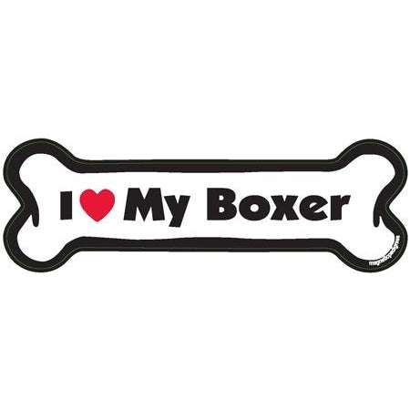 I <3 My Breed Dog Bone Magnet - Over 85 Breeds Available!