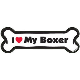 I <3 My Breed Dog Bone Magnet - Over 85 Breeds Available!