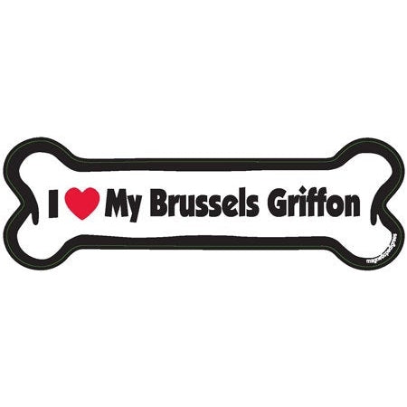I <3 My Breed Dog Bone Magnet - Over 85 Breeds Available!