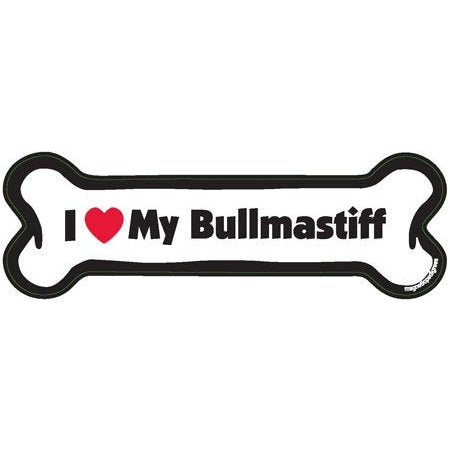 I <3 My Breed Dog Bone Magnet - Over 85 Breeds Available!