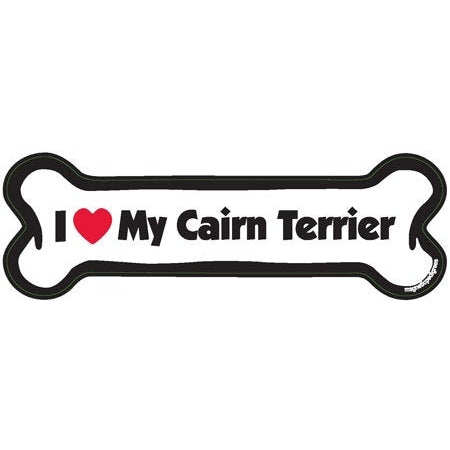 I <3 My Breed Dog Bone Magnet - Over 85 Breeds Available!