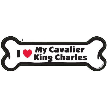 I <3 My Breed Dog Bone Magnet - Over 85 Breeds Available!