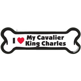 I <3 My Breed Dog Bone Magnet - Over 85 Breeds Available!
