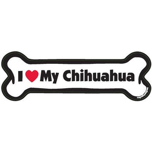 I <3 My Breed Dog Bone Magnet - Over 85 Breeds Available!